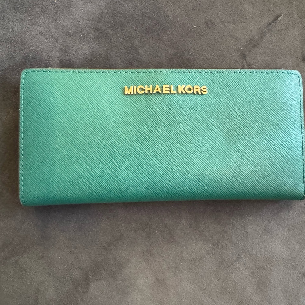 Michael Kors Teal Wallet